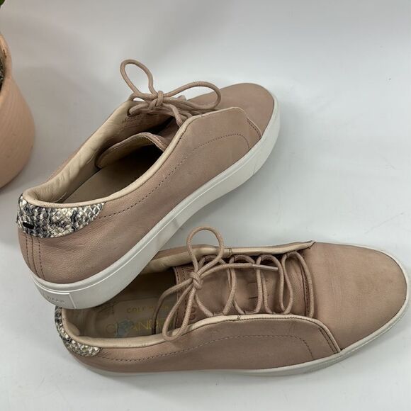 COLE HAAN GRANDPRO LEATHER SNEAKERS BUSH COLOR - Picture 2 of 15